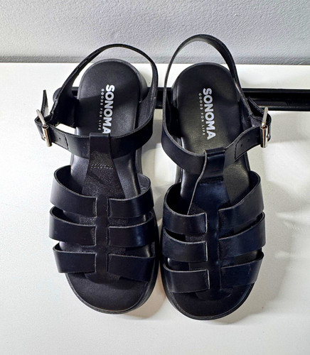 Sonoma black fisherman sandals - black,